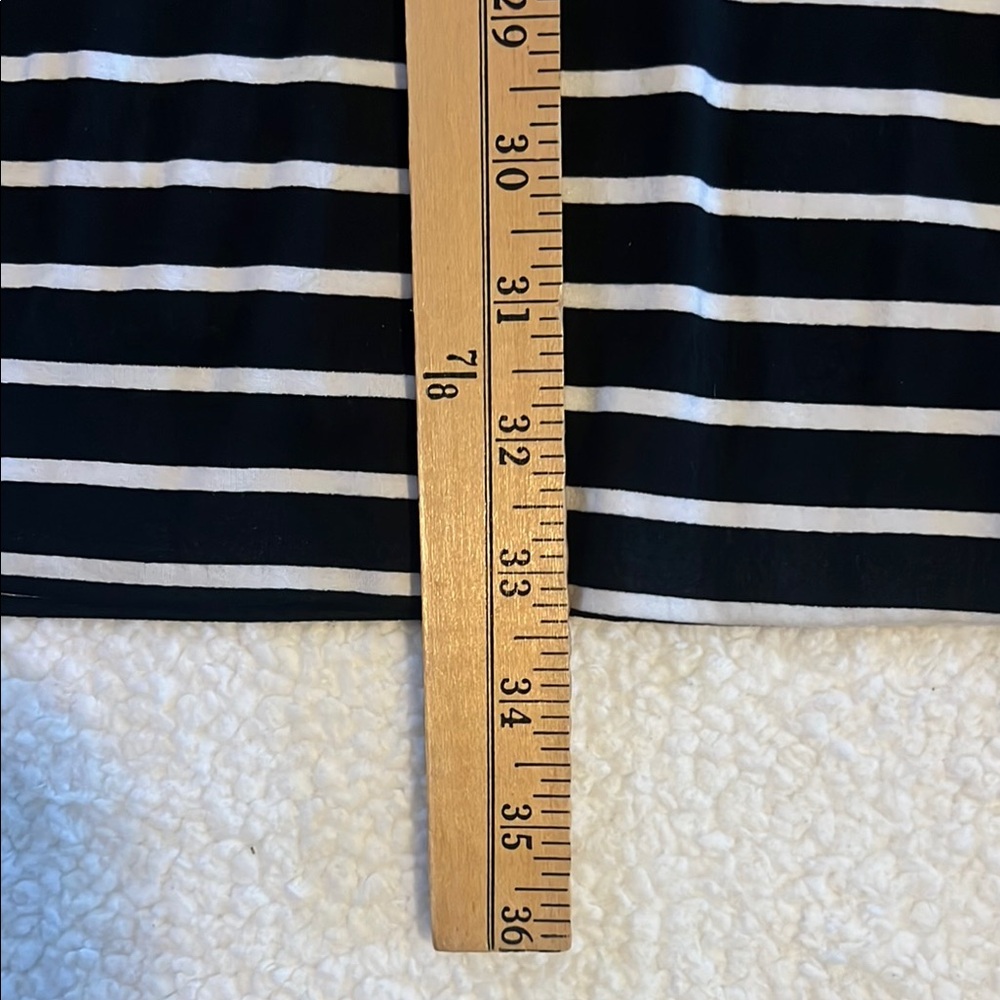 Vibe Sportswear Black and White Striped Dress Size 1X - Picture 3 of 8